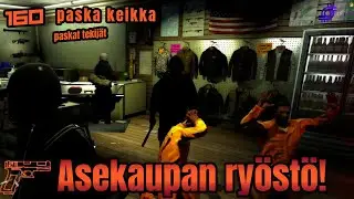 #160 Asekaupan ryöstö & Maurin kidnappaus #hellcityrp  #gtarp #gtasuomi #rpsuomi #suomirp #gtaryöstö
