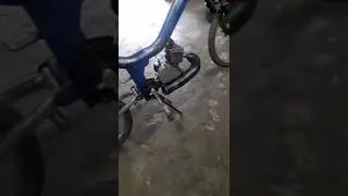 escapamento da mobilete com motor  moskito