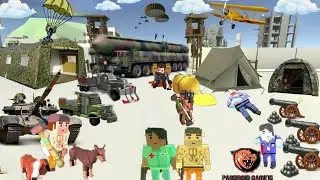 BLOCKAPOLYPSE Zombie City: U.S. Army sent us Tanks and Guns to  Defeat the Mad Scientist and Zombies