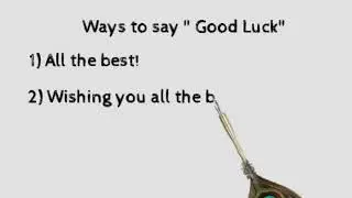 # 20 different ways to say 