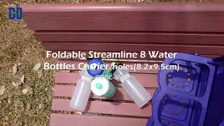 GDBC-8MB (Foldable Streamline 8 Water Bottles Carrier)