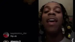 Cblu on live with yommy gz saying they knew not to play when they seen him😳😳