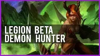 New Demon Hunter Animations: Blood Elf Female - Legion Beta.