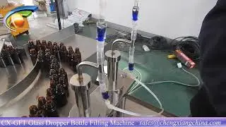 CX-GFT Glass Dropper Bottle Filling Machine for 20ML