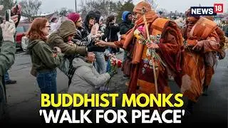 LIVE | Buddhist Monks Complete 2,300-Mile Walk for Peace From Texas to Washington DC | N18G