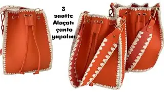 SADECE 3 SAATTE ALAÇATI ÇANTA YAPALIM🧡 Bu çantayı örmesi çok kolay  