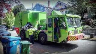 CNG Lodal EVO Garbage Truck: Recology Cleanscapes
