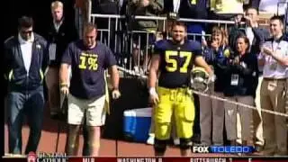 Brock Mealer walks at the Big House!!!
