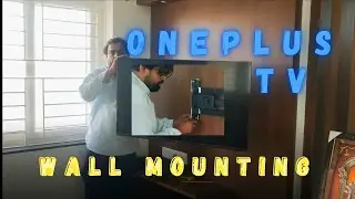 ONE PLUS TV Y SERIES  | Tv Wall mounting | TV installation | TV fitting #tv #oneplustv #wallmount