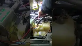 Hiw to get the air out from your car  cooling system after replacing any cooling parts 
