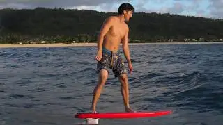 NORTH SHORE DOWN WIND FOIL SURFING