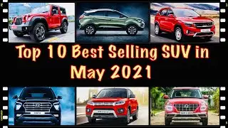 top selling suv in India (May 2021) | Highest-Selling SUV in India | 10 Best selling suv in May 2021