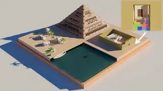 low poly pyramid Softbody Tetris 9