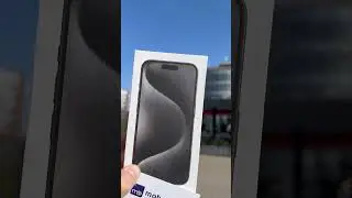#iphone #iphone15pro #black #titanium #256gb