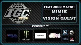 [IGC 2013] Mimik vs Vision Quest - Round 3 Featured Match [EmazingLights.com]