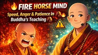 🔥 FIRE HORSE MIND | Speed, Anger & Patience in Buddha&rsquo;s Teaching 🐎🔥#ruangkesadaran #dharma