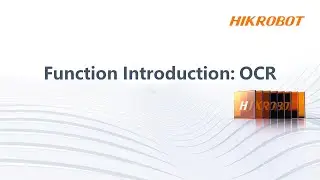 Introduction to Smart Camera Deep Learning OCR/MV Tech