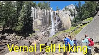 Vernal Fall Hiking full video -Yosemite National Park Adventure. #viralvideo #hiking #views
