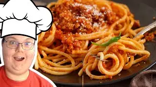 Cooking a delicious bowl of spaghetti