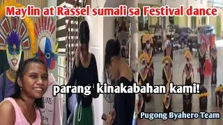 MAYLIN AT RASSEL SUMALI SA FESTIVAL DANCE SA KANILANG SCHOOL 