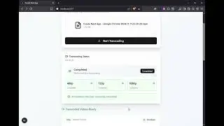 Built a Full-Stack Video Transcoder with Node.js, FFmpeg, Redis & Next.js! 🚀