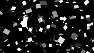 Quad Polygon Particles fly on screen fade in and out - FreeHDGreenscreen Footage