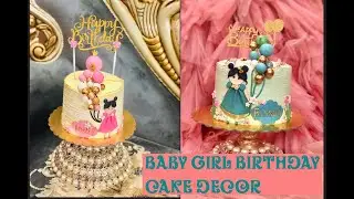 girl with balloon theme cake|fondant കൊണ്ട് ഒരു അടിപൊളി theme cake