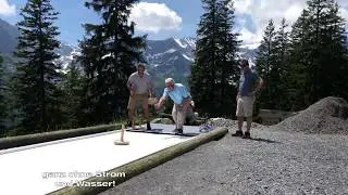 Tradition trifft Innovation: Glice&reg; synthetische Eisstockbahn am schweizer Bischofalp Berghotel