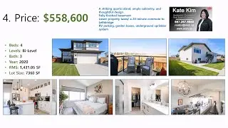 House For Sale Near Lethbridge, Alberta! Just 35 Min Away - Listings in Nobleford - Realtor Kate Kim