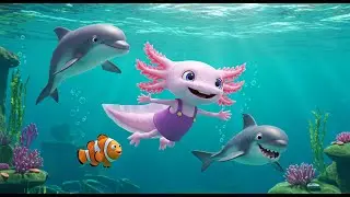 Descubre a Flori🌈la axolote rosada!🌈ON KINJE🌈KidsTV