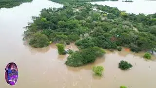Enchente no Balne&aacute;rio Passo das Tunas em Restinga Seca - RS 20.06.2025