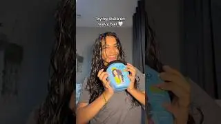 Trying Skala on my 2C low porosity hair 🤍 not a fan #curlyhair #washdayroutine #lowporosity