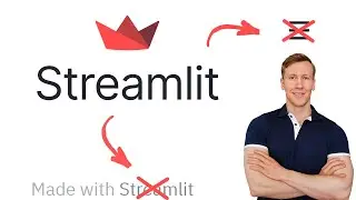 How To Remove “Made with Streamlit”, Hamburger Icon Menu & Streamlit Header