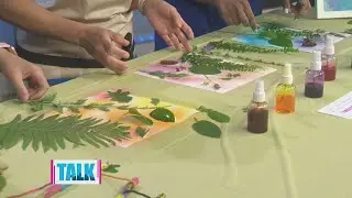 Integrating nature into your family's art projects