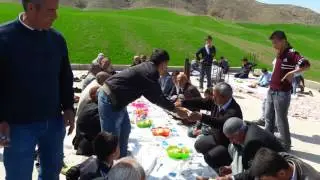 damda yemek keyfi :yaprakli köyü  kahta