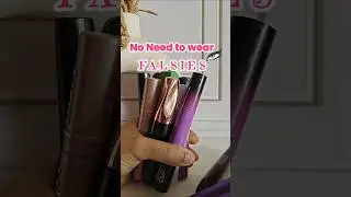 Top 5 Mascaras to use if you don't wanna wear false lashes #mascaralover #eyemakeup #shorts #mascara