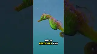 Male Seahorses Give Birth Nature&rsquo;s Wildest Twist! 🐴🌊😮  #everydayfacts