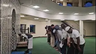 Imam Kyeyune Leading Swalat Maghreb @ Masjd Late Muhammad Ali Former Boxer in Chicago USA 🇺🇸 2024