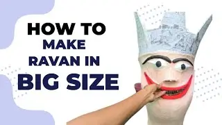 How To Make Ravan in  big size #trending  #comment  #ravan #ramayan #memes #likeforlikes #subscribe