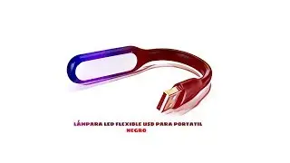 Lampara led flexible USB para portatil Negro distribuido por CABLEPELADO &reg;