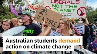 In Australia, students demand climate action
