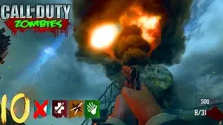 NO REVIVE NUKETOWN WORLD RECORD CHALLENGE! - BLACK OPS 2 ZOMBIES GAMEPLAY