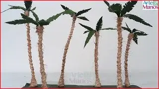 Как сделать пальмы для ваших моделей и вертепов🌴🌴🌴 Шаг за шагом