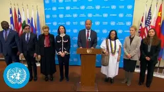Women, Peace and Security: Signatories on Syria - Media Stakeout | United Nations