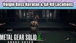Volgin Boss Fight Keratan Frog & GA-KO Duck Collectible Locations | Metal Gear Solid 3 Delta (MGS3)