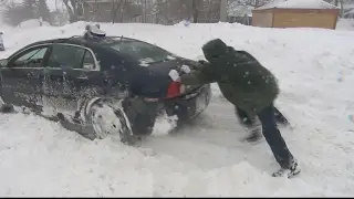 Moncton was all but shut down on Thursday due to storm