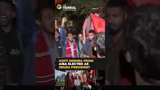 Left Unity wins all top posts in JNU Students&rsquo; Union elections | #shorts