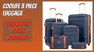 REVIEW (2025): Coolife 3 Piece Luggage. Features