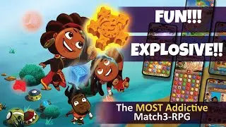 Aurion KGF Premium: The Most Explosive Match-3 RPG (Official Trailer)