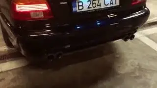 Bmw e39 m5 exhaust nice sound and csl trunk ,